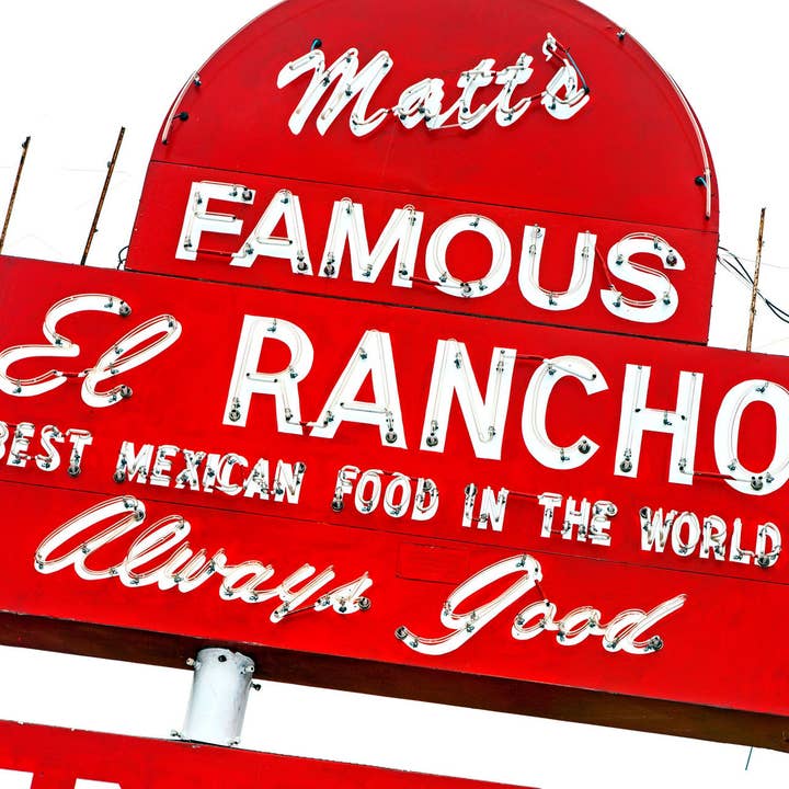 Matt's El Rancho Ceramic Coaster for wholesale by South Austin Gallery