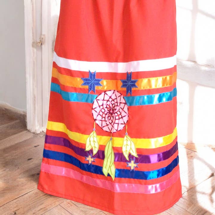 Youth Size Ribbon Skirt (dreamcatcher) for wholesale by OldTribes