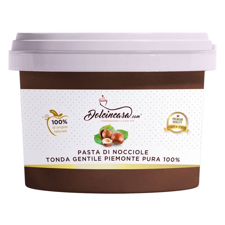 Dolcincasa.com - Venta al por mayor Cremas de frutos secos - Pasta de avellana Tonda Gentile Piedmont Langhe - 200g