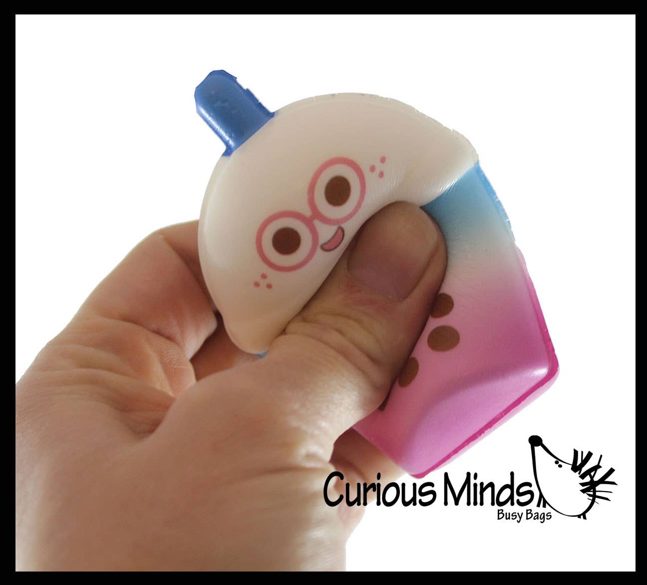 Curious Minds Toys - Wholesale Squishy Toy - Kids & Baby - 1 Bubble Tea Drink Slow Rise Squishy Toys - Memory Foam Par4