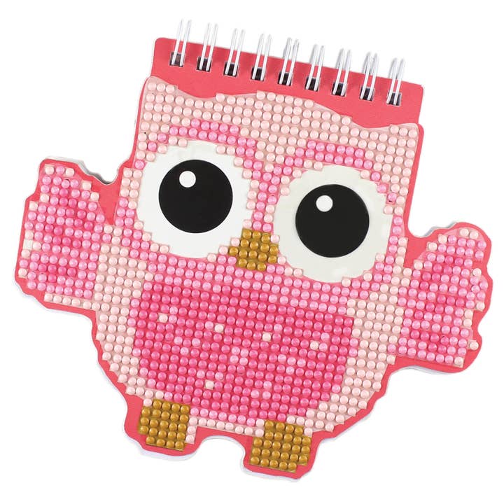 Multi Owl Diamond Painting Notebook Kit for wholesale on Faire