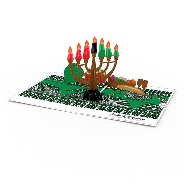 Lovepop Cards - Wholesale Hanukkah Card - Happy Kwanzaa 5''x7'' Card, Pop-Up Cards2