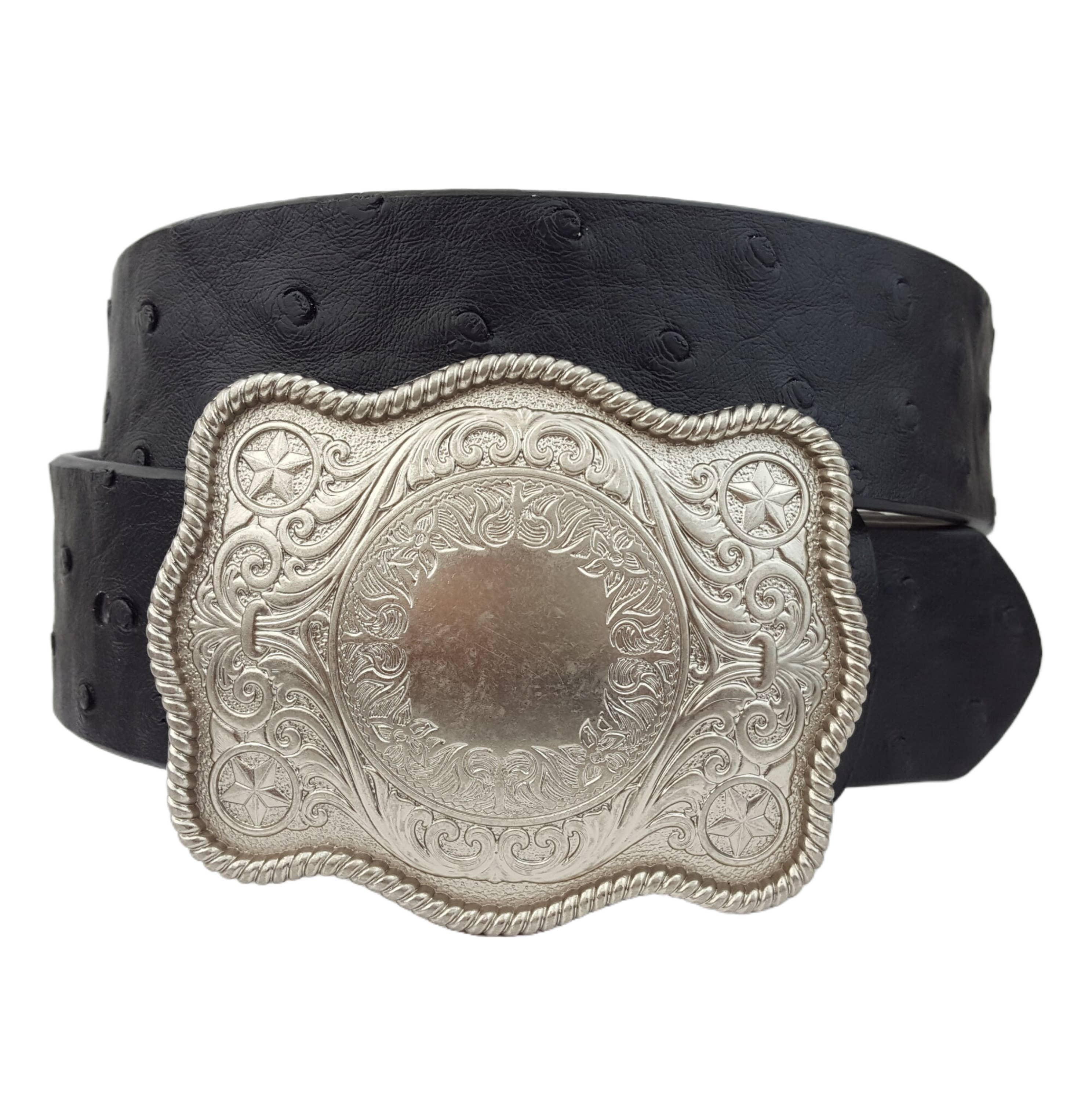 Axesoria West – wholesale Bälte - Dam – Västerländskt inspirerat spänne med strutstryckt bälte3