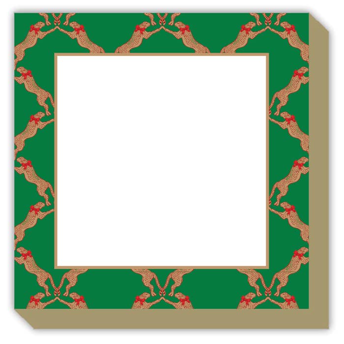 Emily McCarthy Chasing Cheetah Luxe Notepad for wholesale by RosanneBeck Collections