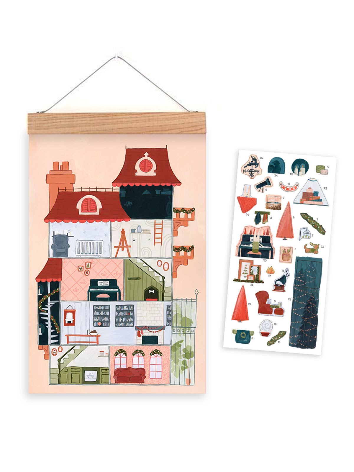 1canoe2 | One Canoe Two Paper Co. - Wholesale Advent Calendar - Christmas Countdown Calendar - Townhouse2