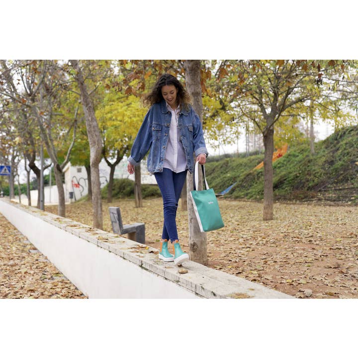 GREEN and ORANGE CHELSEA BOOT | PUMPINK TEAL for wholesale on Faire4