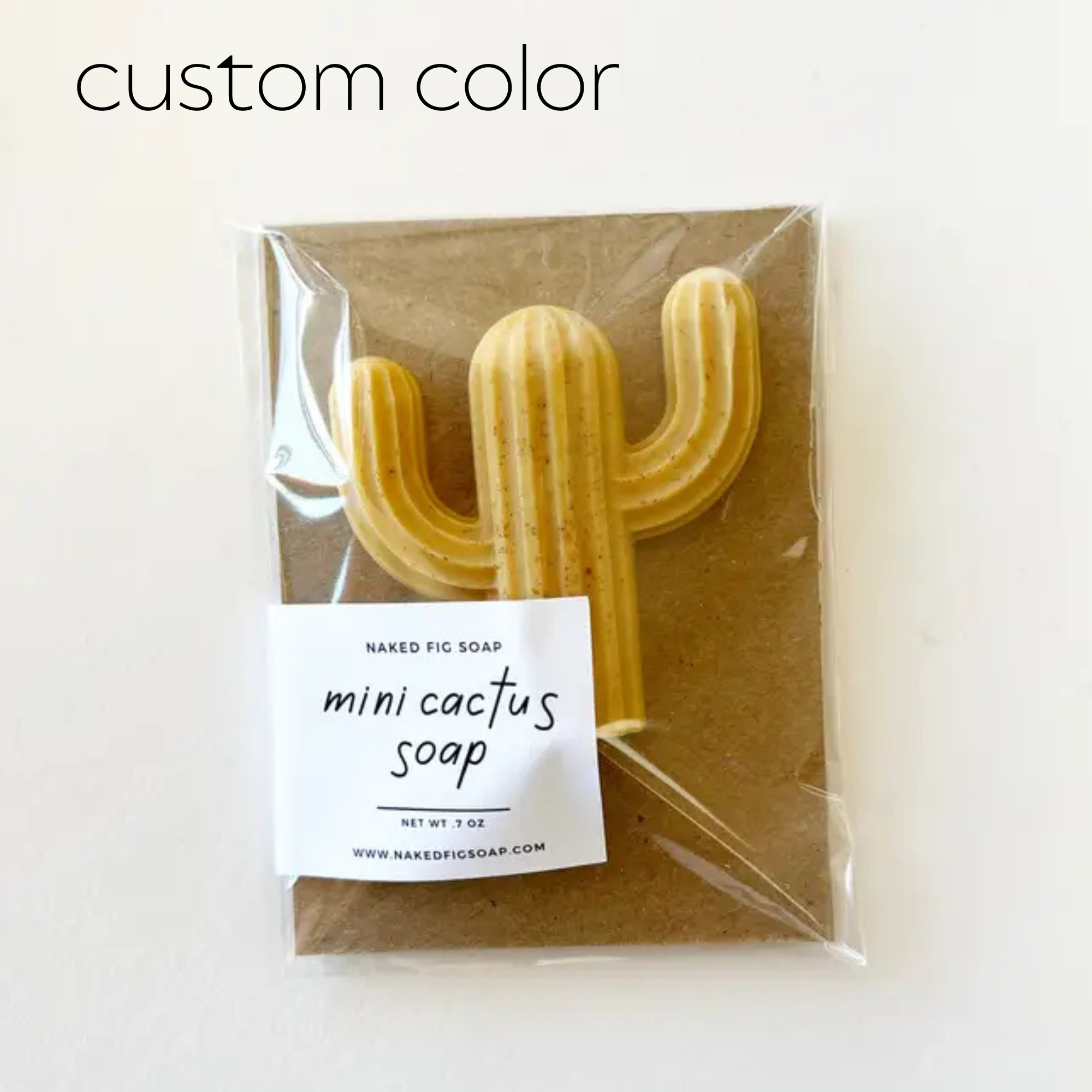 Naked Fig – sabonete sólido por atacado – Mini Sabonete para Cactus - Individual (individual)24