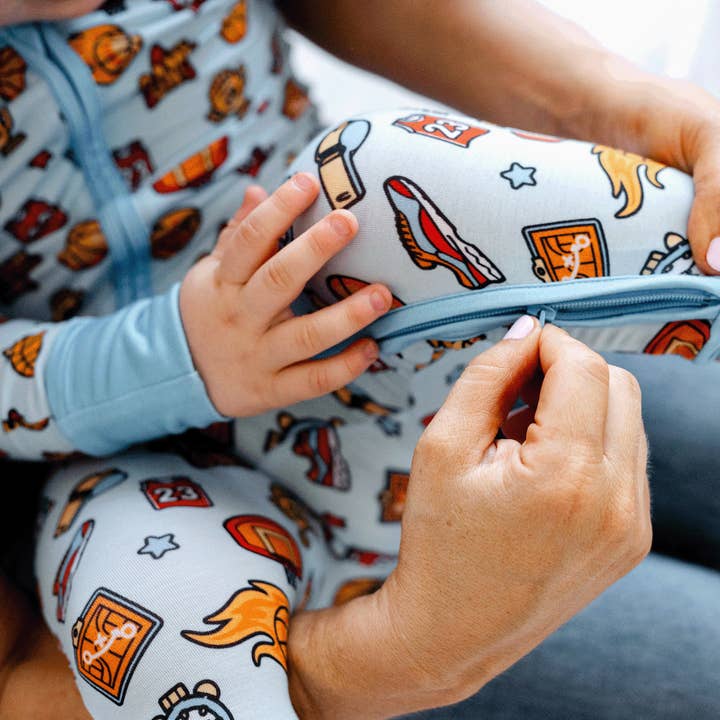 Basketball Zippy One-Piece for wholesale by Tailgate Tikes