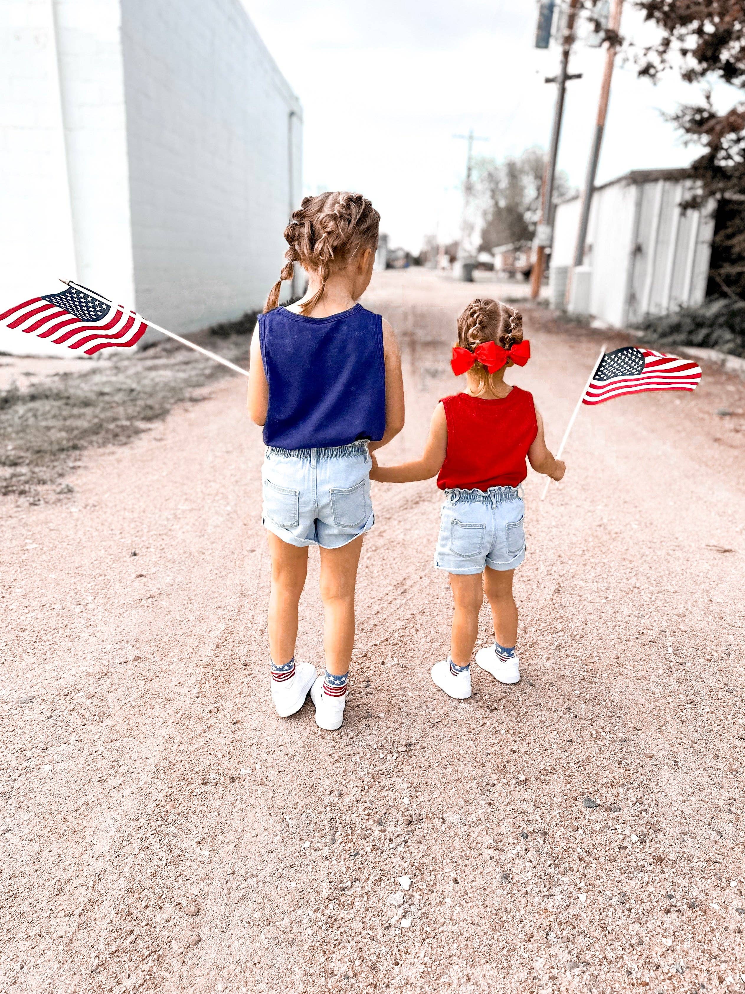 Merce and Company - Wholesale Tank Top - Kids - USA Varsity Child Tank2