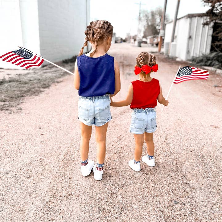 Merce and Company - Wholesale Tank Top - Kids - USA Varsity Child Tank2