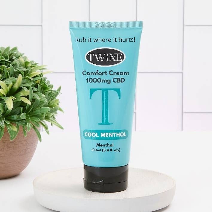 CBD Topical Lotion Comfort Cream - Pain Relief -Cool Menthol for wholesale by Twine