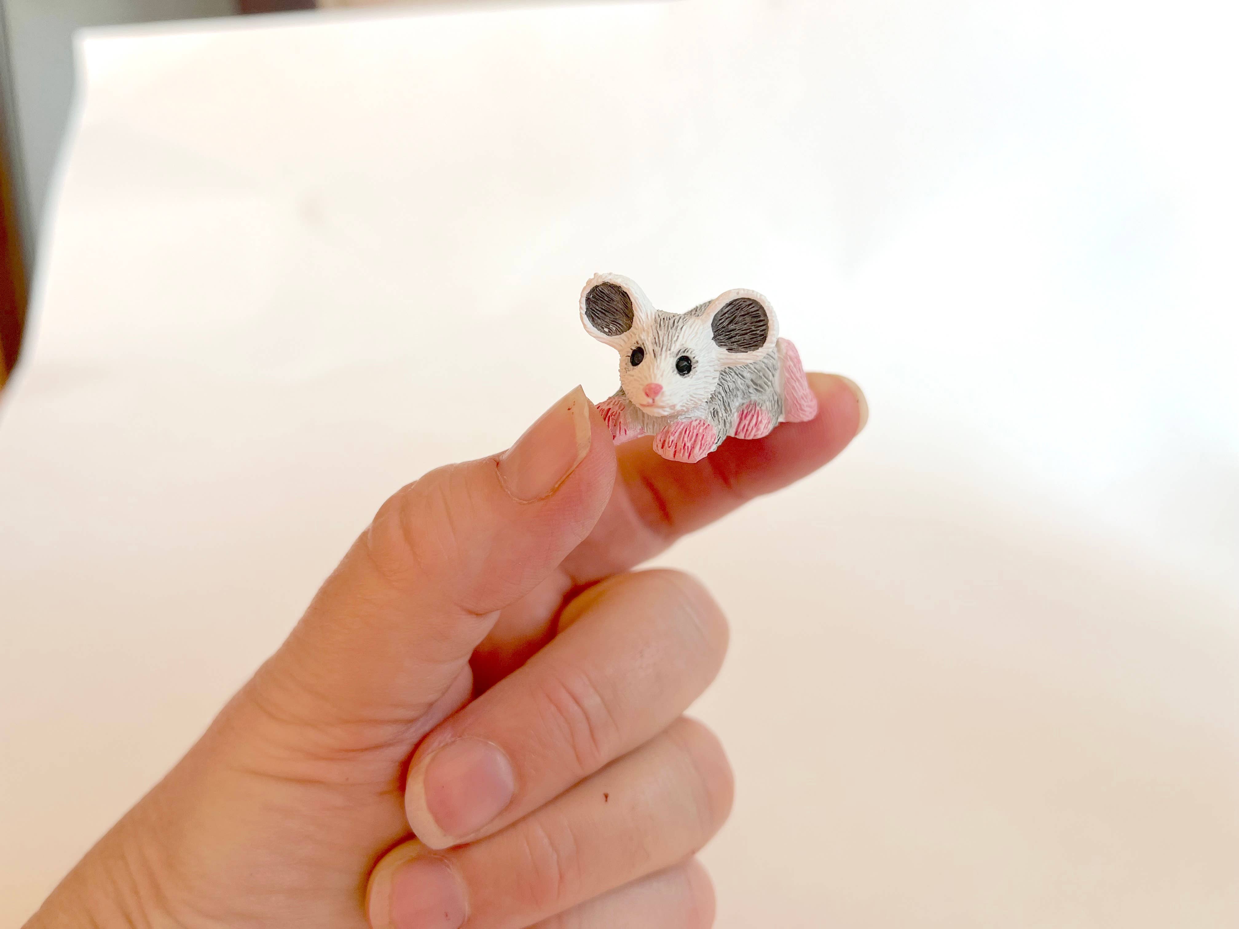 The Gifted Rat - Wholesale Decorative Figurine - Fairy Garden Animal Oppossum Possum Figurine 6