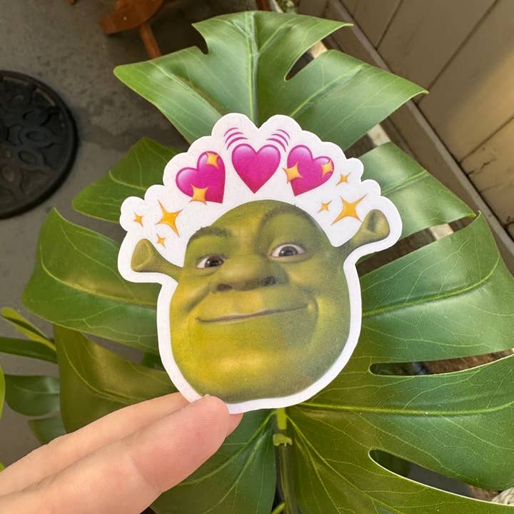 ShopSourSweetener - Vendita all'ingrosso Adesivo - Adesivo del film di Shrek, cultura pop, Dreamworks, meme divertente