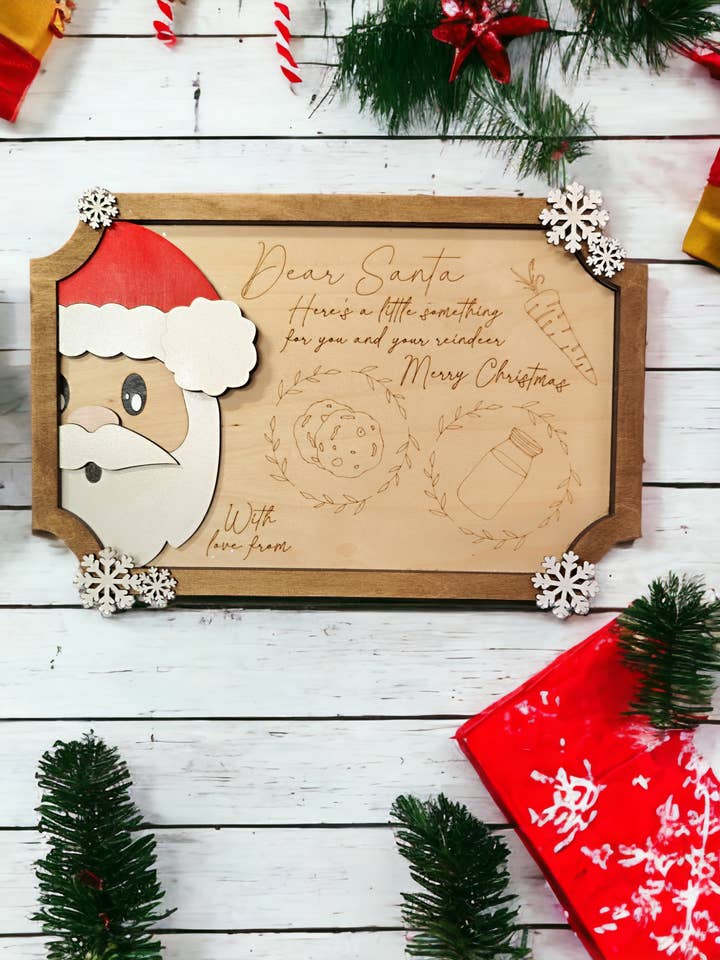 Tabuleiro Personalizado de Guloseimas do Pai Natal por atacado de Laser by D.A.M.