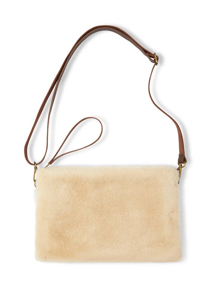 Large Pouch Bag With Strap | Flat Fur | Labrador for wholesale by CHALK