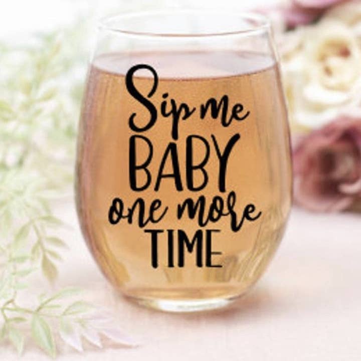 Sip Me Wine Glass for wholesale by Busy Bees Shop