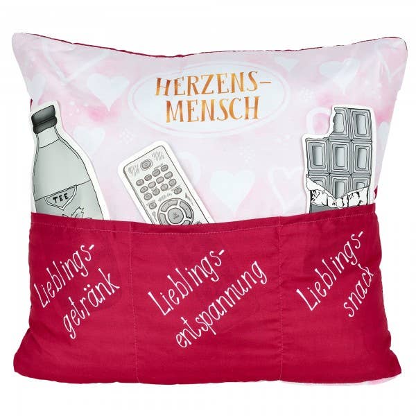 Sofahelden Kissen Herzensmensch für den Großhandel von Hergo Creation GmbH