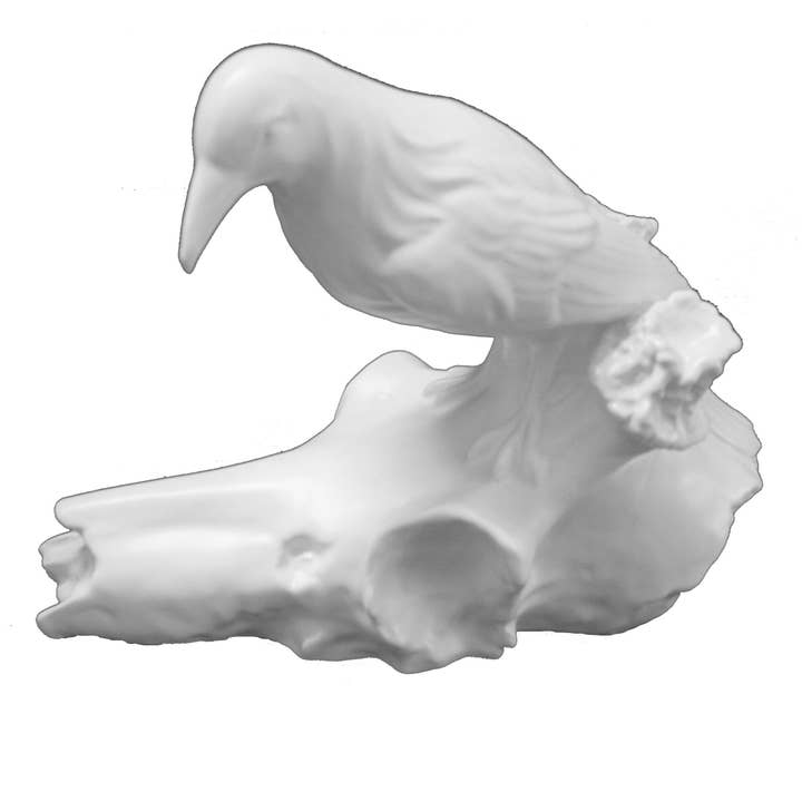 Ceramic Elk Skull for wholesale by Seasonal by Contrast Inc.