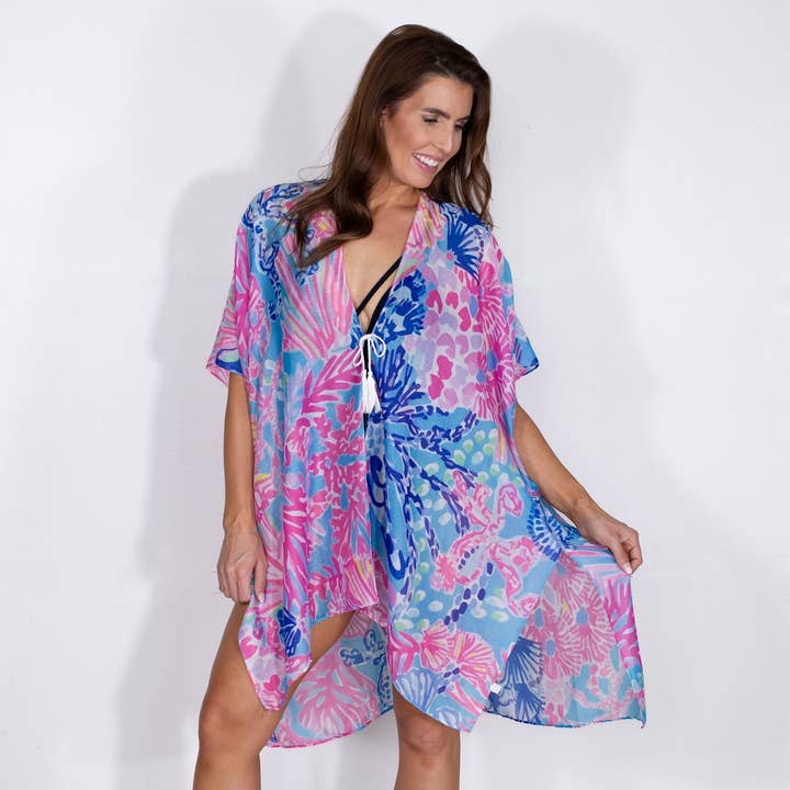 The Royal Standard - Wholesale Swim Cover Up - Women's - Tropical Haven Cover Up Multi One Size