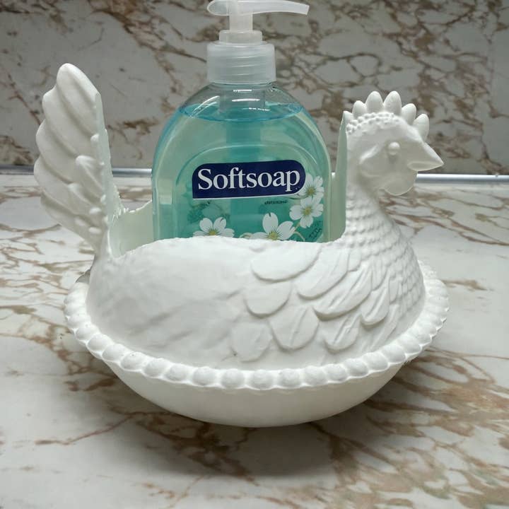 Nesting Hen Soap Dospenser for wholesale by Monroe Meadow Boutique