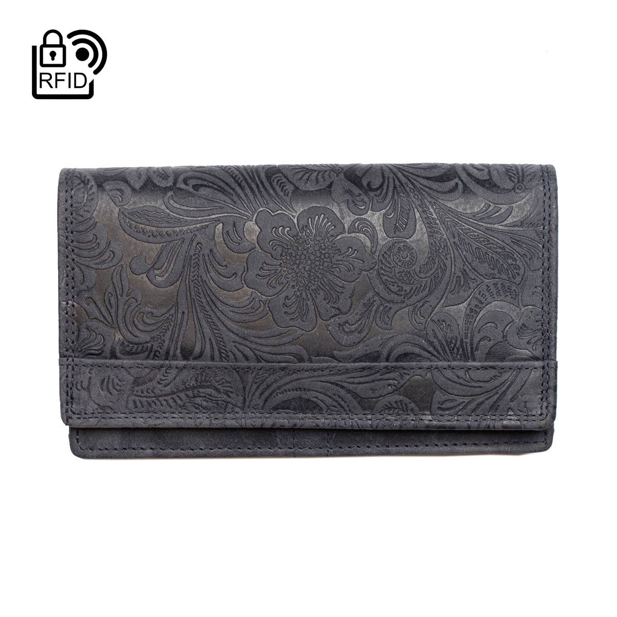 Arrigo - Wholesale Wallet - Women's - Ladies Wallet Leather - RFID - With Floral Print9