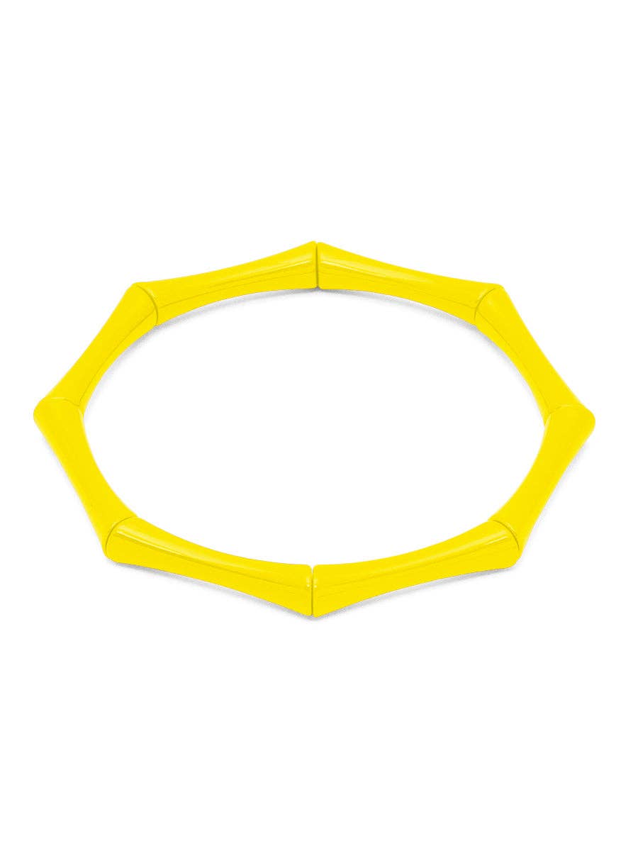 ZENZII Jewelry - Wholesale Link & Chain Bracelet - Enamel Bamboo-Style Stretch Bracelet1