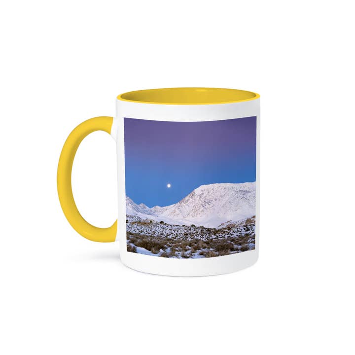3dRose - Wholesale Coffee Mug - 3dRose, USA, California. Moonrise over Sierra Nevada Mountains., Mug