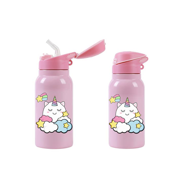 Thermal Bottle 350 ml UNICORN Kids with foldable cap for wholesale by I-Total, I-Drink