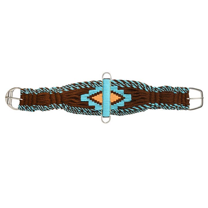 HILASON - Wholesale Horseback Riding Gear - 36" HILASON Western Horse Wool Rope Girth Turquoise