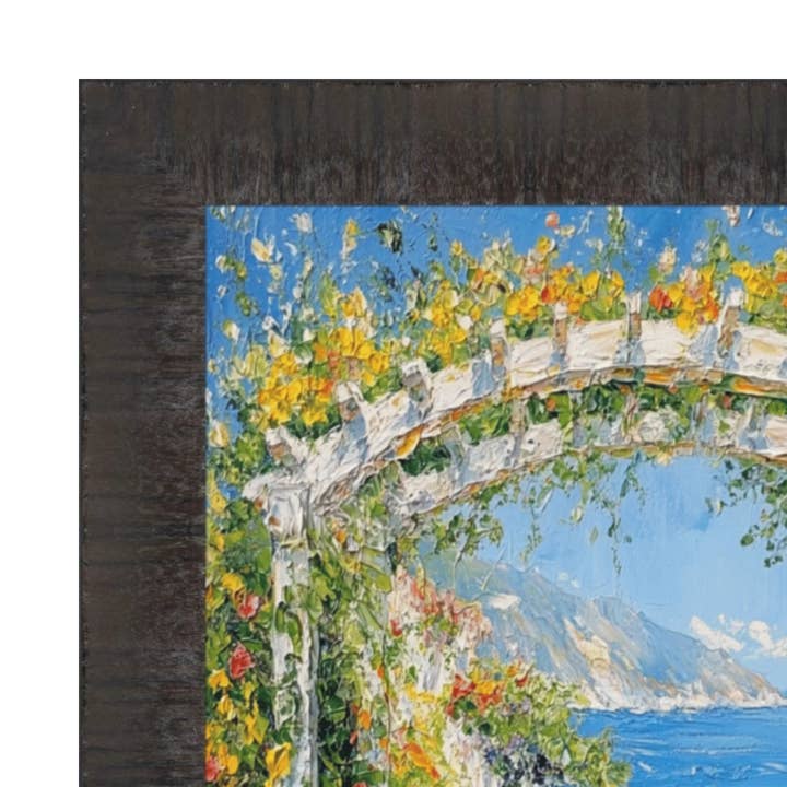 Contemporary Wood Grain Black Scoop 19x27 Picture Frame for wholesale by Modern Memory Design Picture Frames