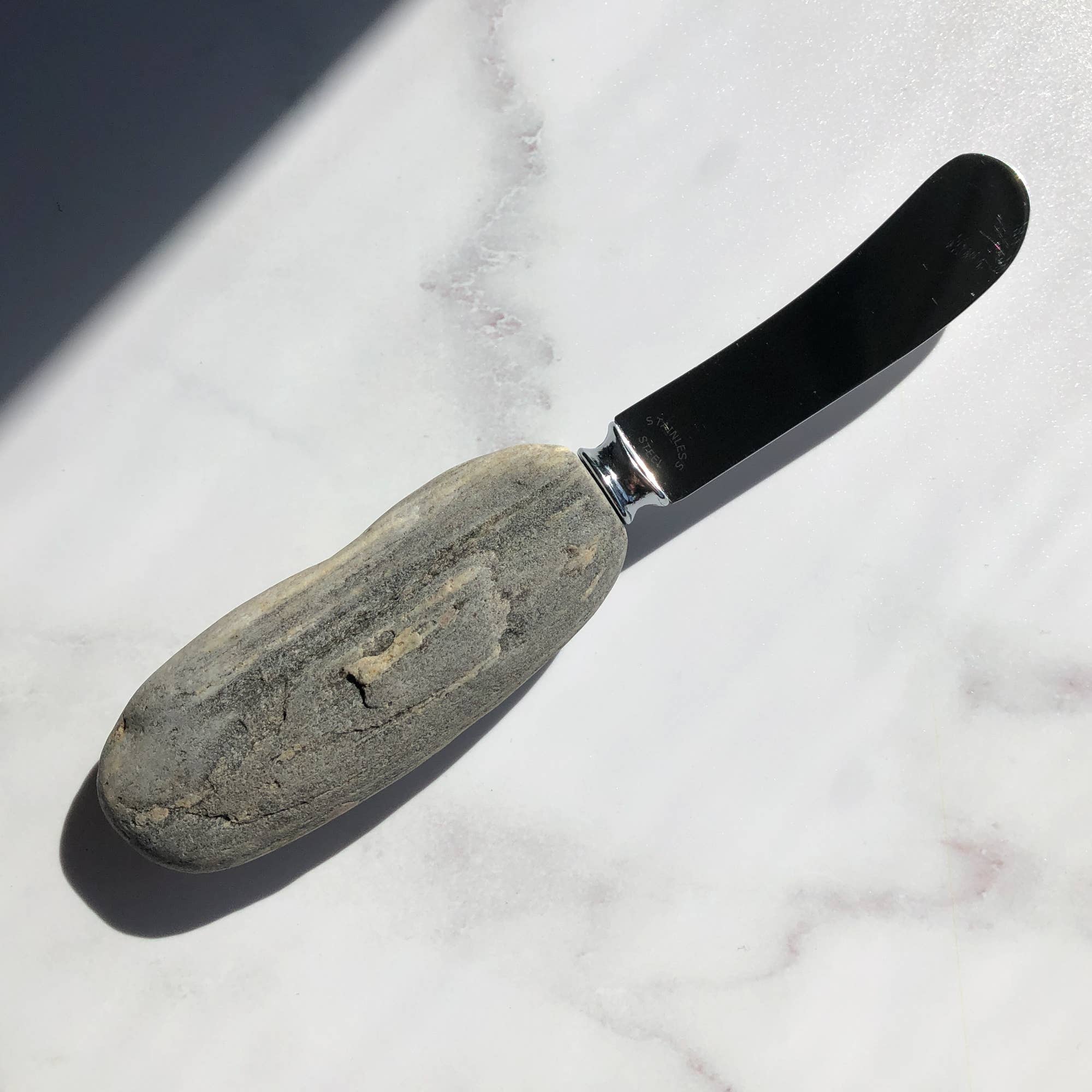 Funky Rock Designs - Wholesale Cheese Spreader - Ergonomic Stone Cheese Spreader6