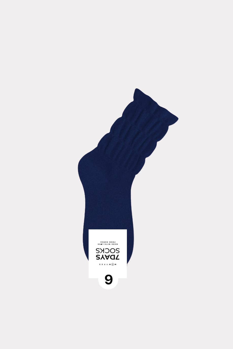 7DAYSSOCKS - Wholesale Socks - Women's - Women's Crew Daily Non Binding Shirring Solid Socks6