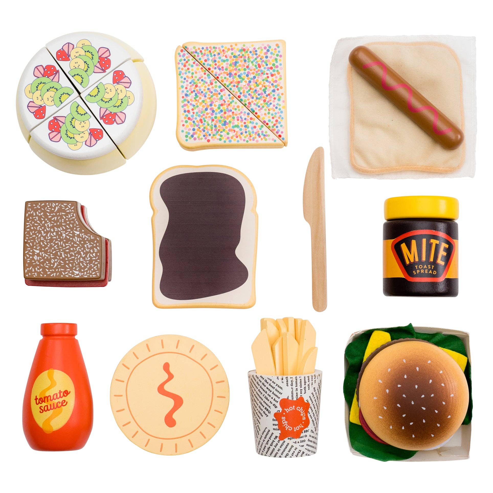 Make Me Iconic - Wholesale Toy Set - Kids - WOODEN TOY - AUSSIE FOOD13