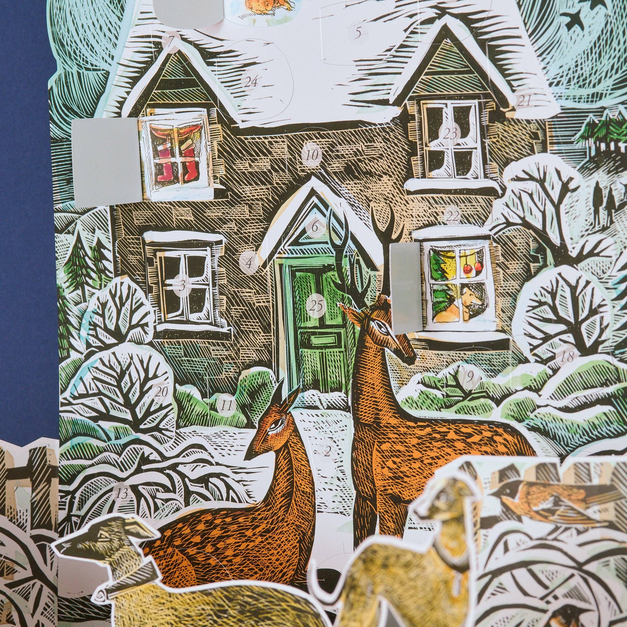 Art Angels - Wholesale Advent Calendar - Christmas Cottage Advent Calendar3