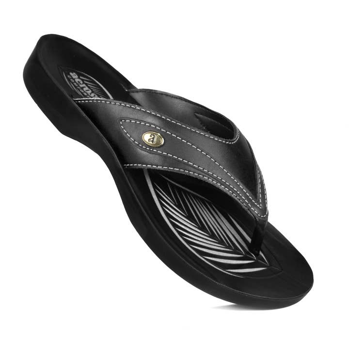 AEROSOFTFOOTWEAR - Wholesale Flip Flops – Women’s - Aerosoft - Frondle Thong Flip Flops For Women2