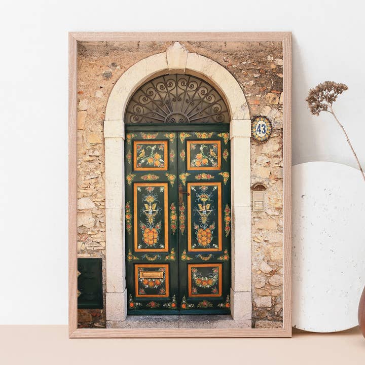 Sicily Door Photography Art Print for wholesale by Veni Etiam Photography