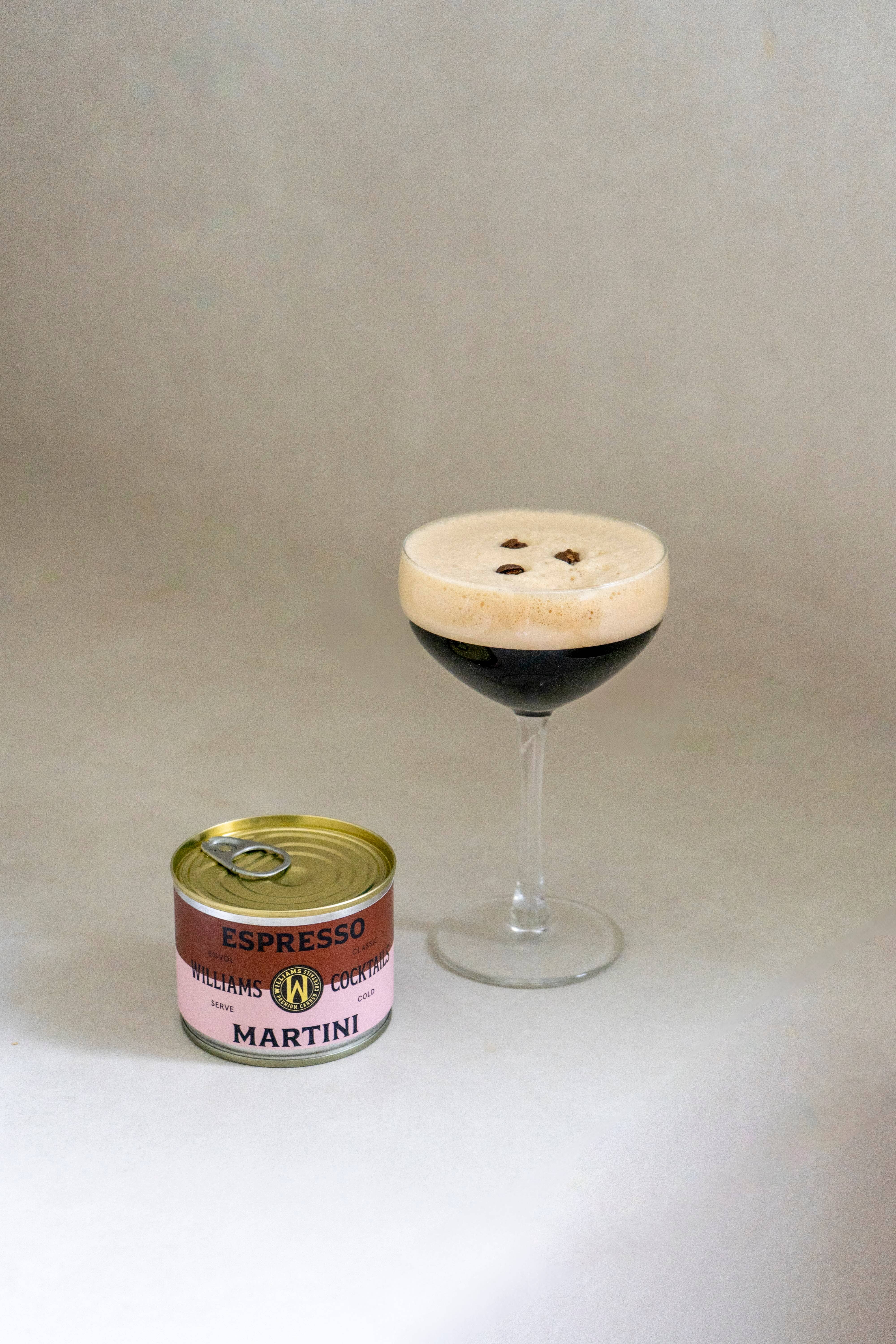 Williams Premium Canned Cocktails - Wholesale Cocktail Mix/Syrup - Espresso Martini Cocktail3