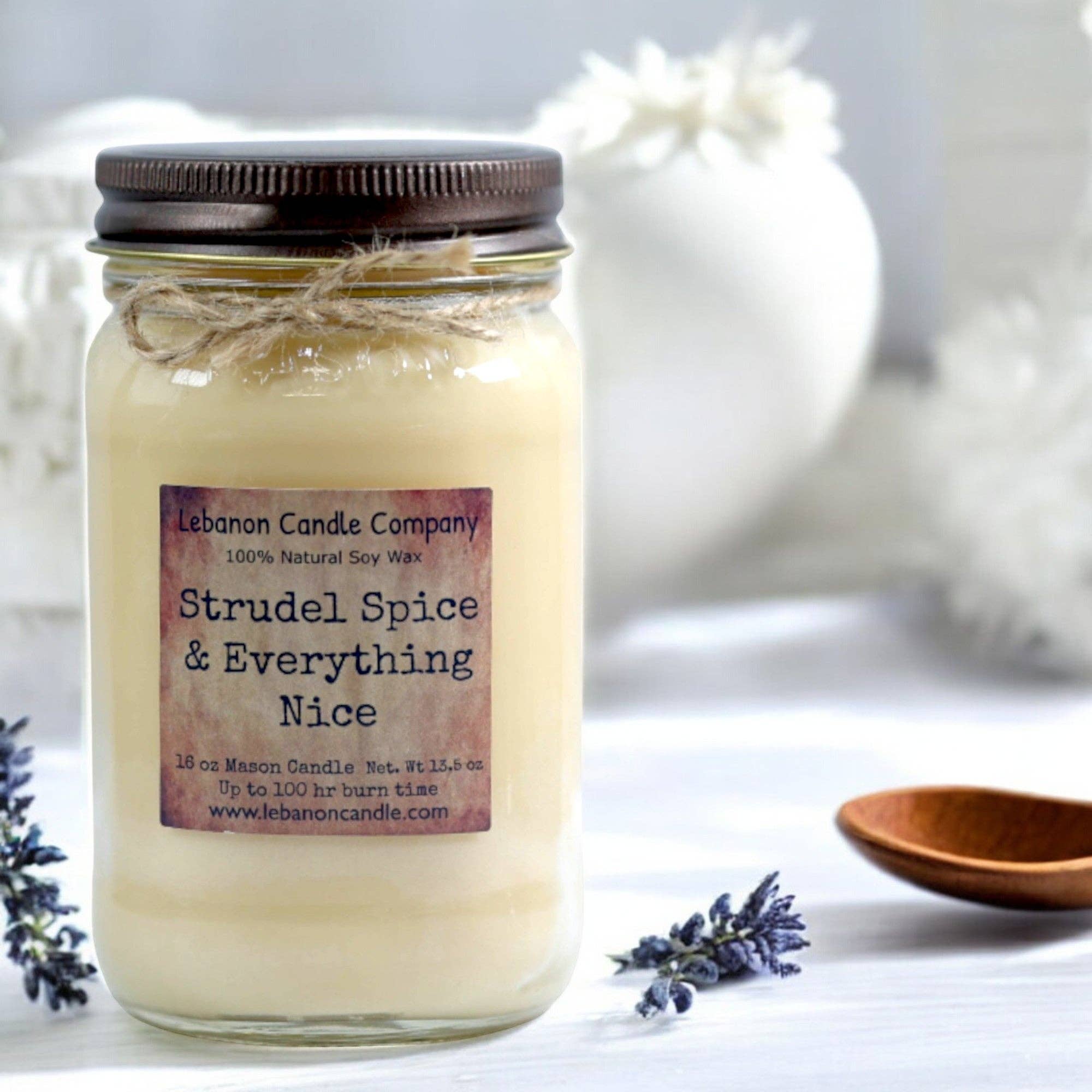 Lebanon Candle Company - Wholesale Jar/Filled Candle - Strudel Spice & Everything Nice Candle3