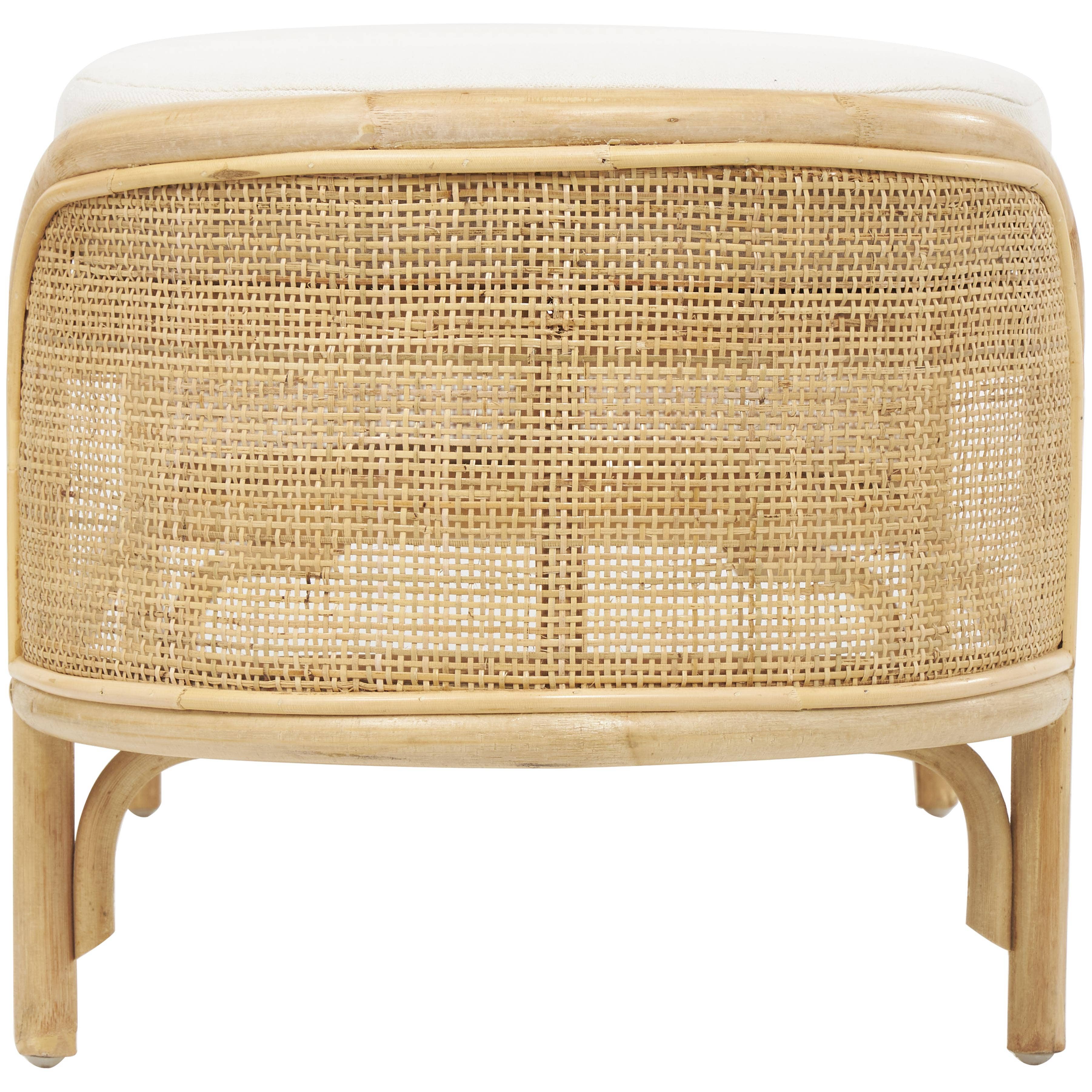Deco Marché - Wholesale Bench - Natural Brown Rattan Bench7