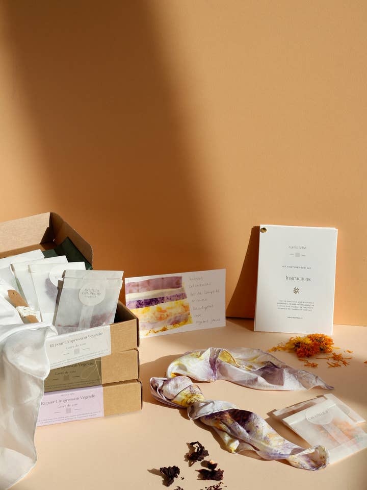 Naturligt farvestof Kit - Silke Bundle Dye for engroshandel hos Marram