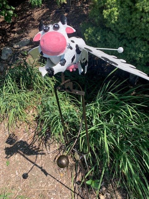 RK923312 - When Cows Fly Rocker Stake for wholesale by Steel Heart Ltd.