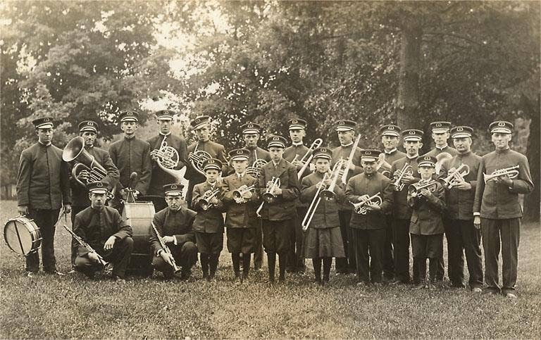 Found Image Press - Wholesale Stationery/Notecard Set - Greeting Card AP-383 Marching Band0