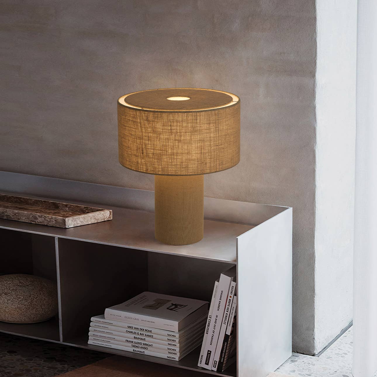 Nova of California - Wholesale Accent/Desk Lamp - Table Lamp 20" Sky Blue Moonlight Linen Shade Dimmer9