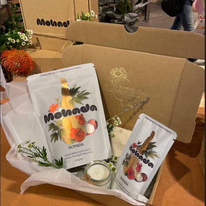 MOHADA - Wholesale Bath Salts - Skin Restoring Bath Soak with Adaptogens Self-Care Gift MINI 4oz Bath Salts Self-Care Spa Gift 1lb1