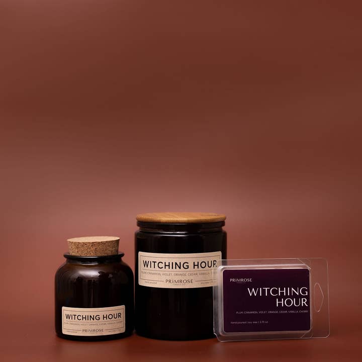 Primrose Candle Company - Wholesale Jar/Filled Candle - WITCHING HOUR1