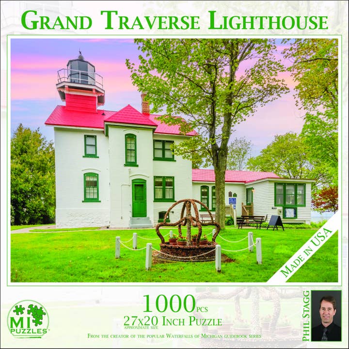 Farol de Grand Traverse (NOVO DESIGN) - Puzzle de 1000 Peças por atacado de Phil Stagg Photography