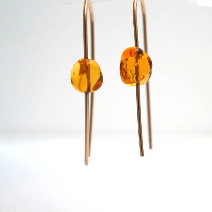 Boucles d'oreilles moyennes Sticks and Stones pour la vente par Verre Modern