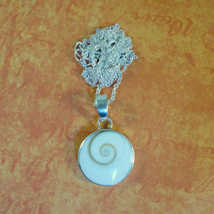 Ajmer by Jodi - Wholesale Individual Charm/Pendant - Petite Round Eye of Shiva Pendant in Sterling Silver7