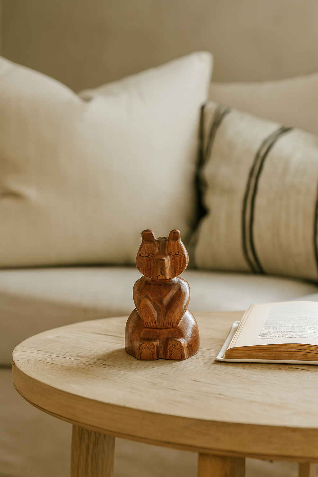 Matr Boomie Fair Trade - Venta al por mayor Funda/estuche para gafas - Unisex - Soporte para anteojos con forma de oso, madera de sheesham hecha a mano3