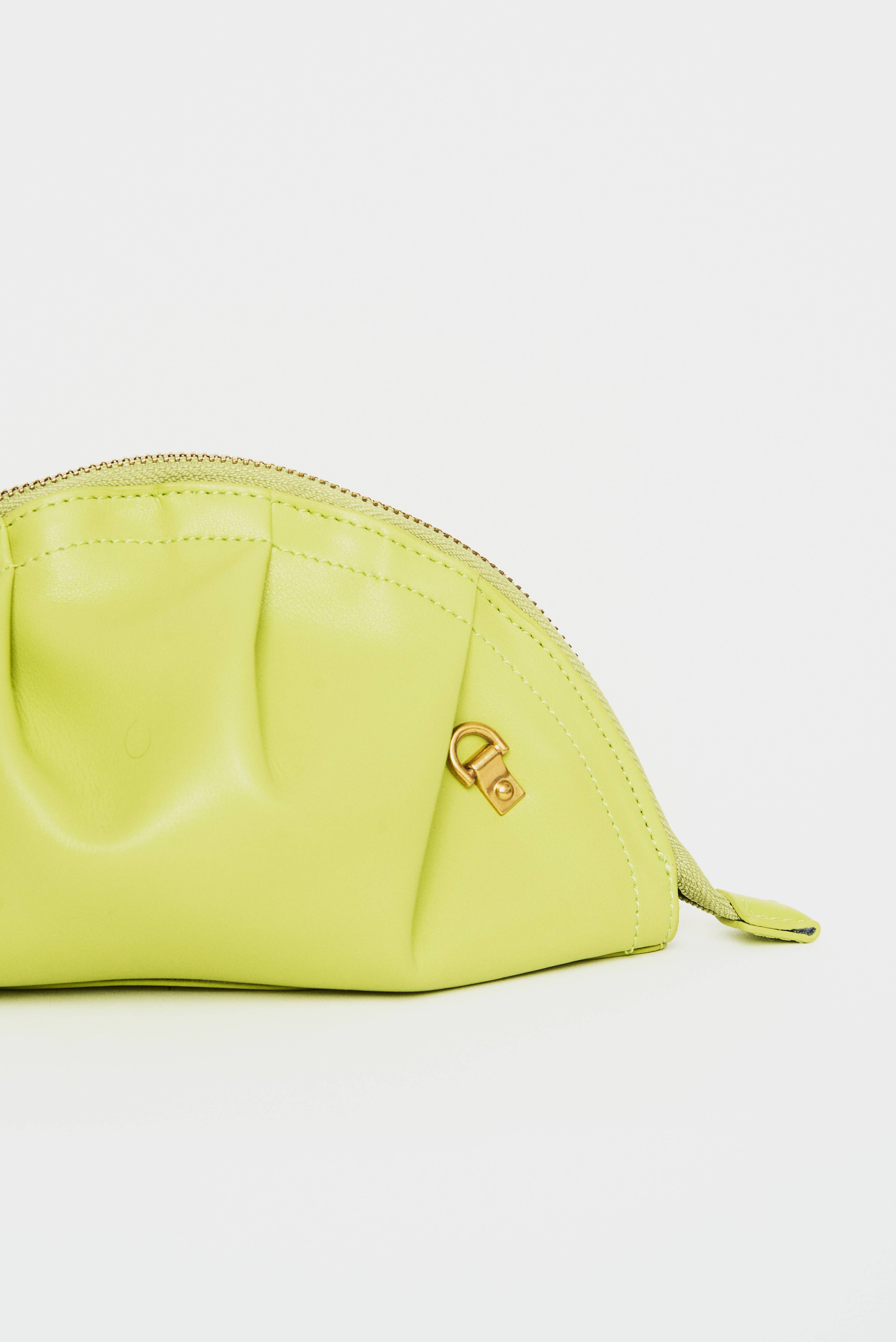 Yunyinrose - Wholesale Top Handle Bag - Women's - Lime green gyoza bag mini beef skin4